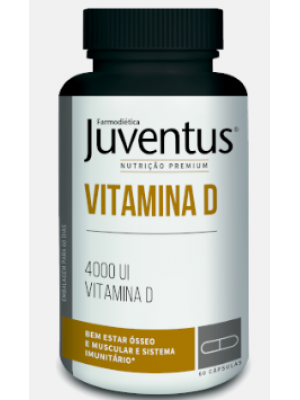 Juventus Premium Vitamina D - 4000 UI - 60 Cápsulas 